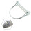 Trailer Coupler Hitch Pin Lock D-Shape Heavy Duty 4-Pack 4