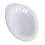 NICEXMAS Plastic Sitz Bath Seat White Foldable 1 Piece 7