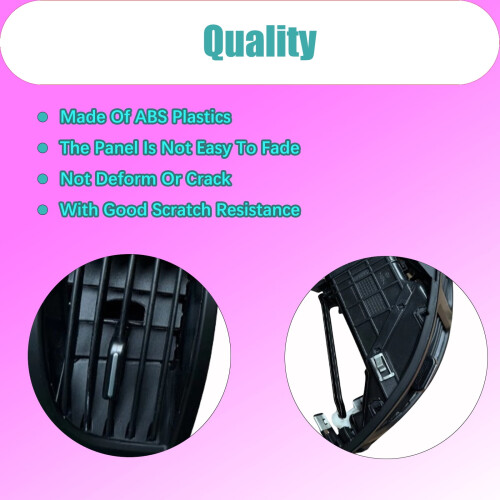 Kia Forte Cerato Dash AC Vent Panel Black Left 2
