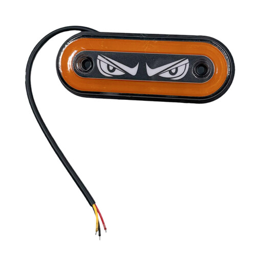 侧标志灯 防水 12V/24V 橙色 前后外饰 2