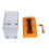 Manual Paper Shredder Portable Desktop Orange 2