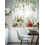 Christmas Sheer Curtains Green Eucalyptus Red Flowers Pine 4
