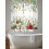 Christmas Sheer Curtains Green Eucalyptus Red Flowers Pine 5