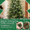 4FT Pre-Lit Hybrid Christmas Tree with 150 UL Lights and 8