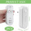 2 Pack Ionic Air Purifier Plug-In Portable Negative Ion Dust Mite Controller for Bedroom, Home, Office, and Ga 4