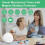 Visual Timer for Children, 90 Minute Countdown LED Timer for Classroom and Home, Quiet Table Clock with Clear 3