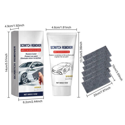 Car Scratch Removal Kit 60ml for All Paint Types 1