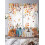 Pumpkin Sheer Curtains 52x84 in Fall Orange Brown 3