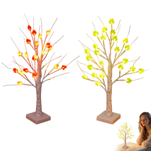 Mini sapin LED 45 cm avec minuterie (1 pièce) 1