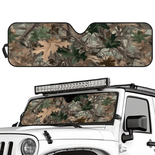 Camouflage Windshield Sunshade for Jeep Wrangler Compass 1