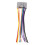 Car Speaker Wire Adapter Harness Multi-Color 4