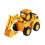 Push Back Engineering Vehicle Toy, ABS Plastic, Ages 3+ 2