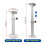 2X Adjustable Table Pedestal Detachable Table Base Stand Leg Base Mount -Frame Aluminum Alloy Table Base 9