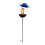 Solar Courtyard Light and Bird Feeder 37x7.3 in Warm LED 6