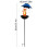 Solar Courtyard Light and Bird Feeder 37x7.3 in Warm LED 2