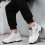 Lässige weiße Dad-Sneaker, Größe 38 4