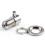 UHF Female SO-239 Solder Connector Right Angle 2 pcs 3