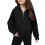Mädchen-Kapuzenpullover mit halbem Reißverschluss, langärmelig, mit Känguru-Motiv 5