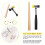 Ring Sizing Tool Kit Ring Making Plastic Ring Sizer Rubber Hammer Saw Polishing Cloth Wooden Stick Ring Making Tools 5