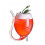 Verre à vin rouge Vampire 300 ml avec paille intégrée 2