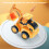 Push Back Engineering Vehicle Toy, ABS Plastic, Ages 3+ 6