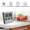 2X Kitchen Digital Thermometer BBQ Oven Meat Grill Function Heat Meter Home Baking Household Cooking Temp 8