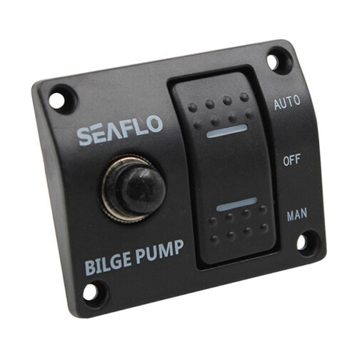 3X Bilge Pump Control  Automatic Pump Marine Panel  3-WAY  Panel for Bilge Pump 2