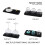 2X Dish Drying Mat for Multiple Usage, Easy Clean, Eco-Friendly, Heat-Resistant Silicone Mat for Kitchen Counter Black-A 5