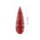 Christmas miniature pine tree tabletop decoration red 3