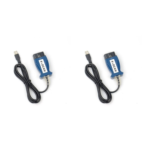 2X for  K DCAN K+CAN FTDI Chip for  OBD2 Auto Car Diagnostic Tools OBD 2 Scanner  USB Interface Cable 1