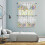 Easter Eggs Kitchen Curtains and Valances Set White Wood 6