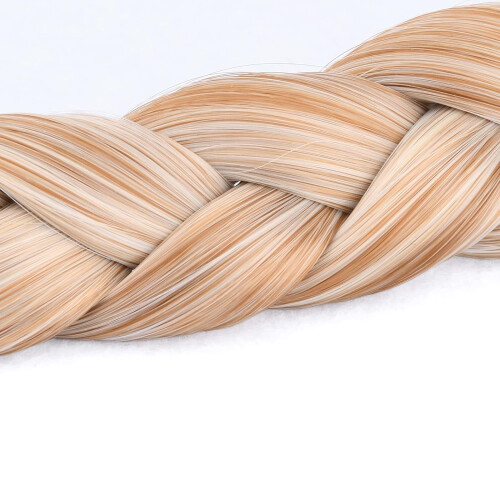 Synthetisches geflochtenes Haarband, dick, breit, elastisch 1