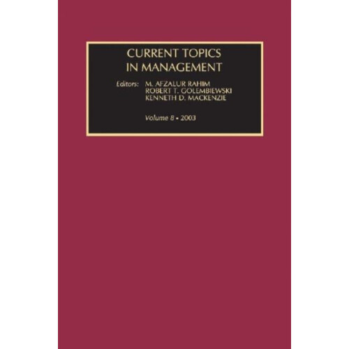 Current Topics in Management Volume 8 Hardcover Book