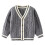 Baby Knit Sweater Long Sleeve Grey Size 130 1