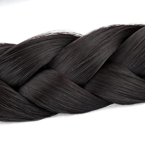 Synthetisches geflochtenes Haarband, dick, breit, elastisch 1