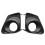 Fog Light Trim Set for 2011-2013   Left & Right Black Plastic 4Pc 2