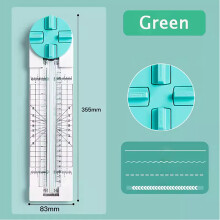 4-in-1 Paper Cutting Tool with Ruler and Blade
