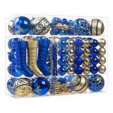 Christmas Balls Decorations Set Blue 150 pcs 2.36 inch