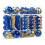 Christmas Balls Decorations Set Blue 150 pcs 2.36 inch 1