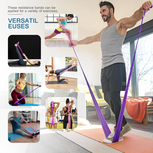 Resistance Bands Set Latex-Free 5-Piece 2