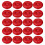Glass Sealant Tip Cap Red 1.3x1.3 cm 2 pcs 1