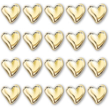 Gold Heart Refrigerator Magnets Home Decor 22 Pcs