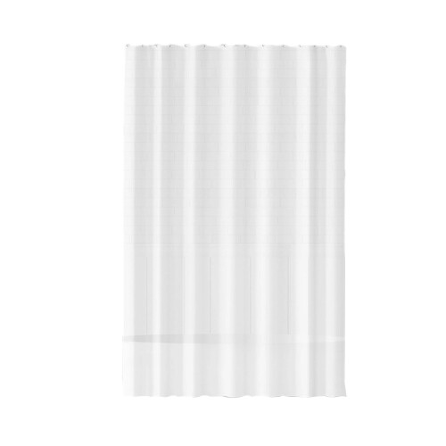 Tenda da doccia impermeabile con texture satinata, 1 pezzo 1