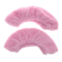 Ice Skate Towel Pair Pink Plush Water Absorption 2 Pack