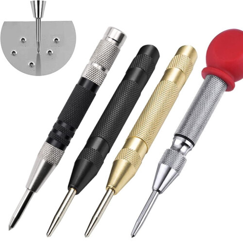 Automatic Center Punch Metal Tool for Woodworking and 1