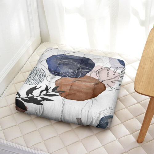 Vierkant vloerkussen 22 inch (56 cm) Nederlands fluweel boho 1