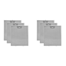 6 Peças WB02X24871 Filtro de Gordura para Exaustor GE JVW5361SJSS JVW5361EJ1ES JVW5361EJES Filtro de Gordura para Exaustor de Malha de Alumínio