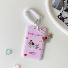 Piirretty liukuva valokuvakorttikotelo, opiskelijakorttien säilytys- ja esittelylaatikko, 7,6 cm
