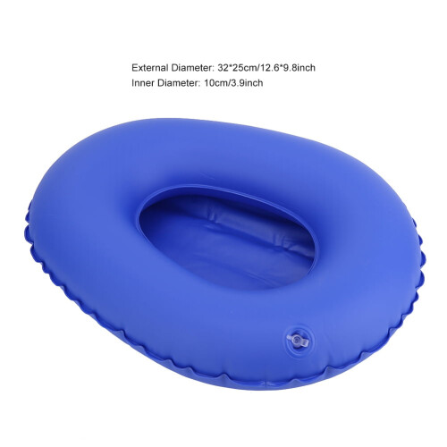 FAGINEY Inflatable Bed Pan for Bedridden Elderly