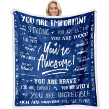 Ανδρική Κουβέρτα με Μαλακή Ριχτάρι You Are Awesome 40x50 ίντσες